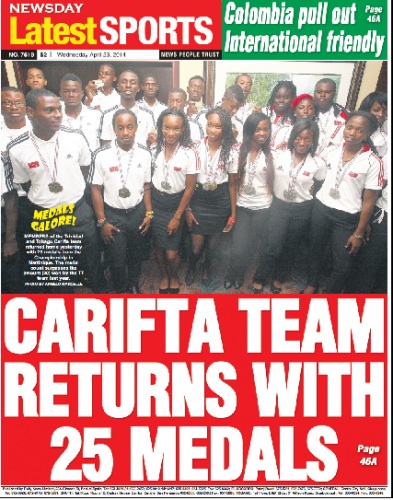 CARIFTA athletes lauded by NAAA